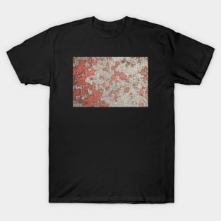 Red gritty wall T-Shirt